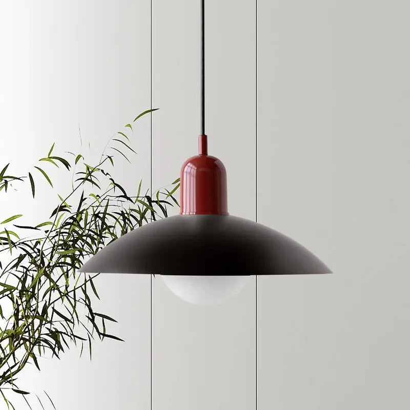 Modern Bauhaus Glass Dome Pendant Light for Kitchens | Nexvora