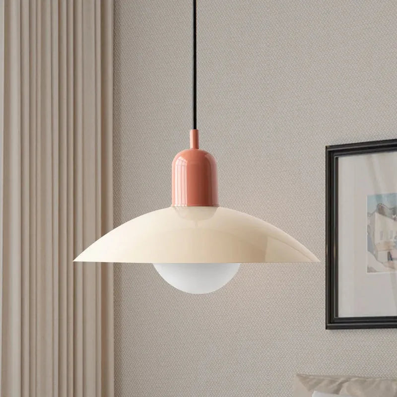 Modern Bauhaus Glass Dome Pendant Light for Kitchens | Nexvora