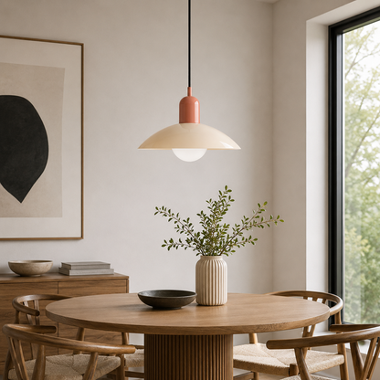 Modern Bauhaus Glass Dome Pendant Light for Kitchens | Nexvora