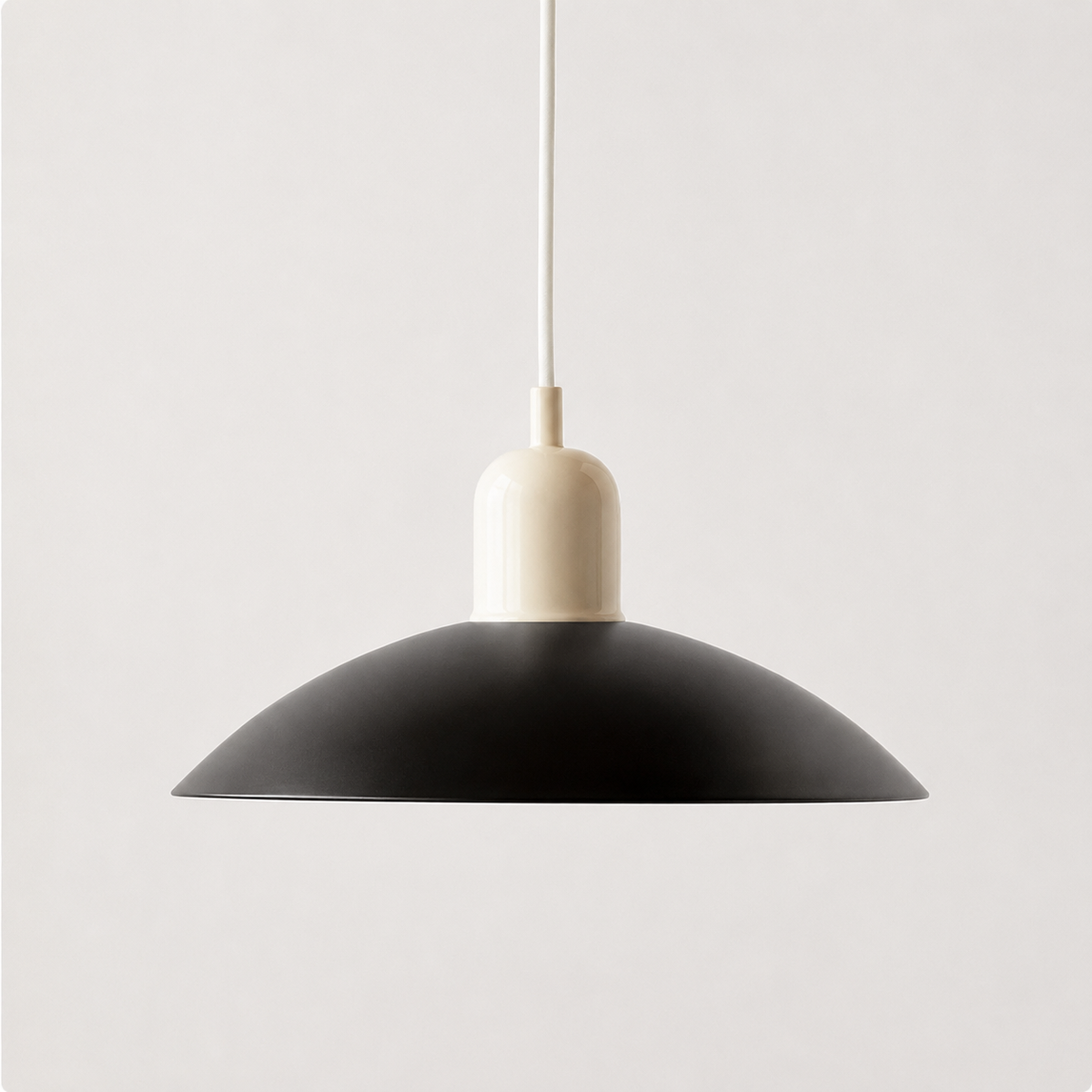 Modern Bauhaus Glass Dome Pendant Light for Kitchens | Nexvora