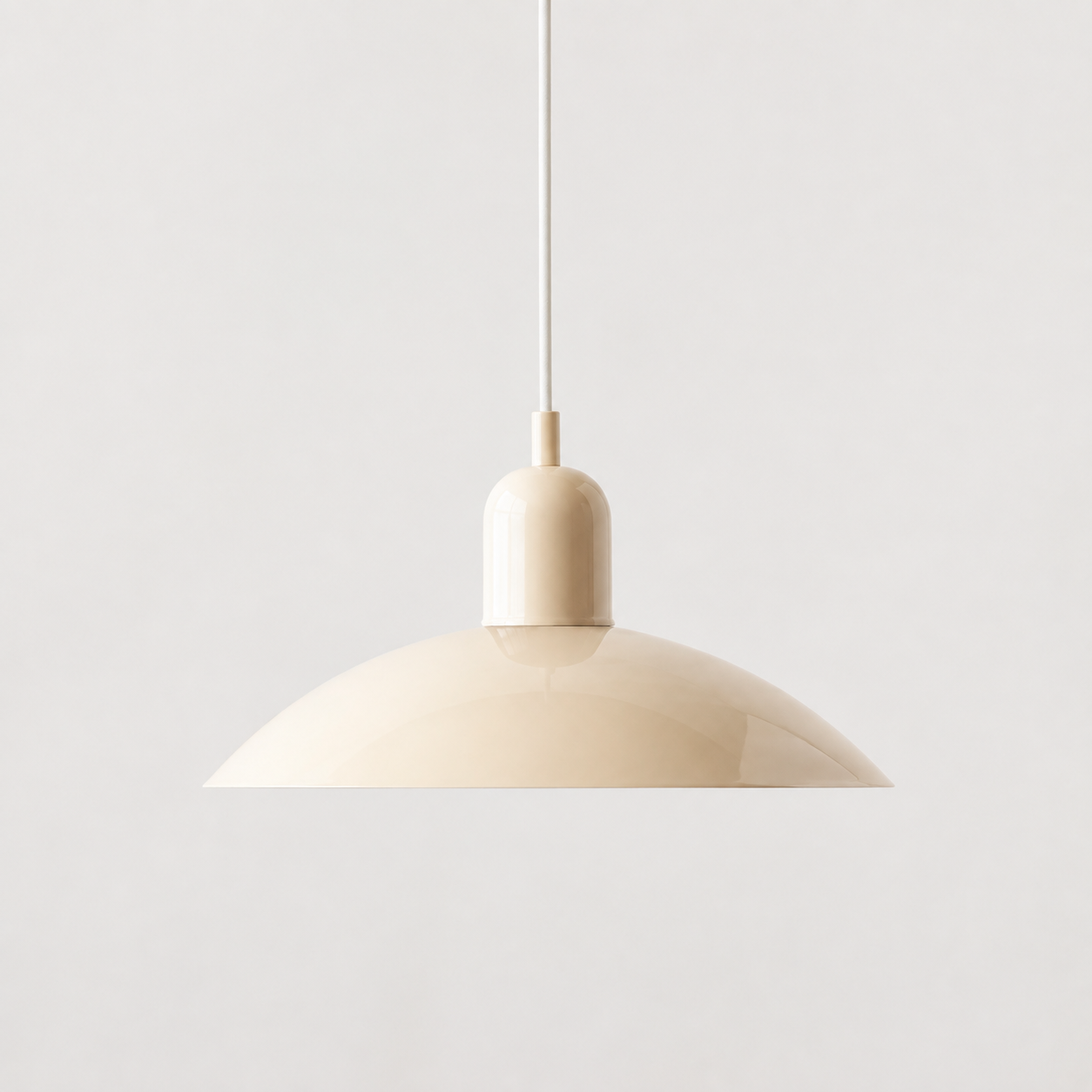 Modern Bauhaus Glass Dome Pendant Light for Kitchens | Nexvora