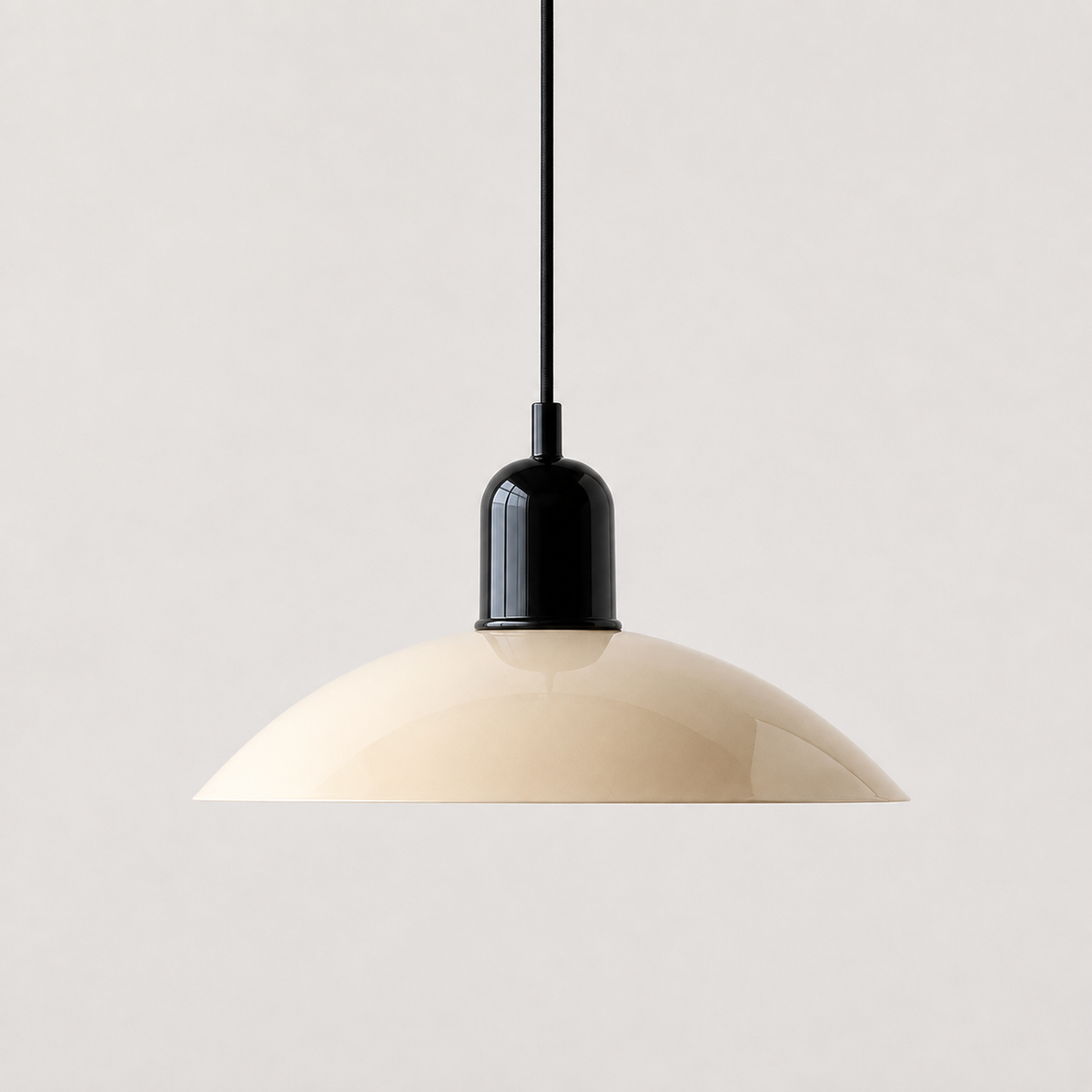 Modern Bauhaus Glass Dome Pendant Light for Kitchens | Nexvora