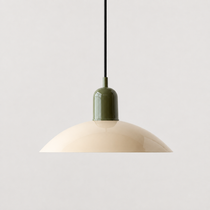Modern Bauhaus Glass Dome Pendant Light for Kitchens | Nexvora