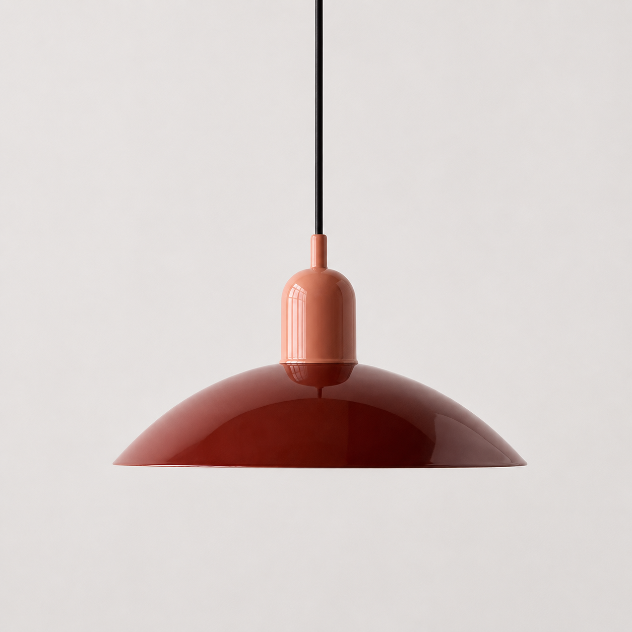 Modern Bauhaus Glass Dome Pendant Light for Kitchens | Nexvora