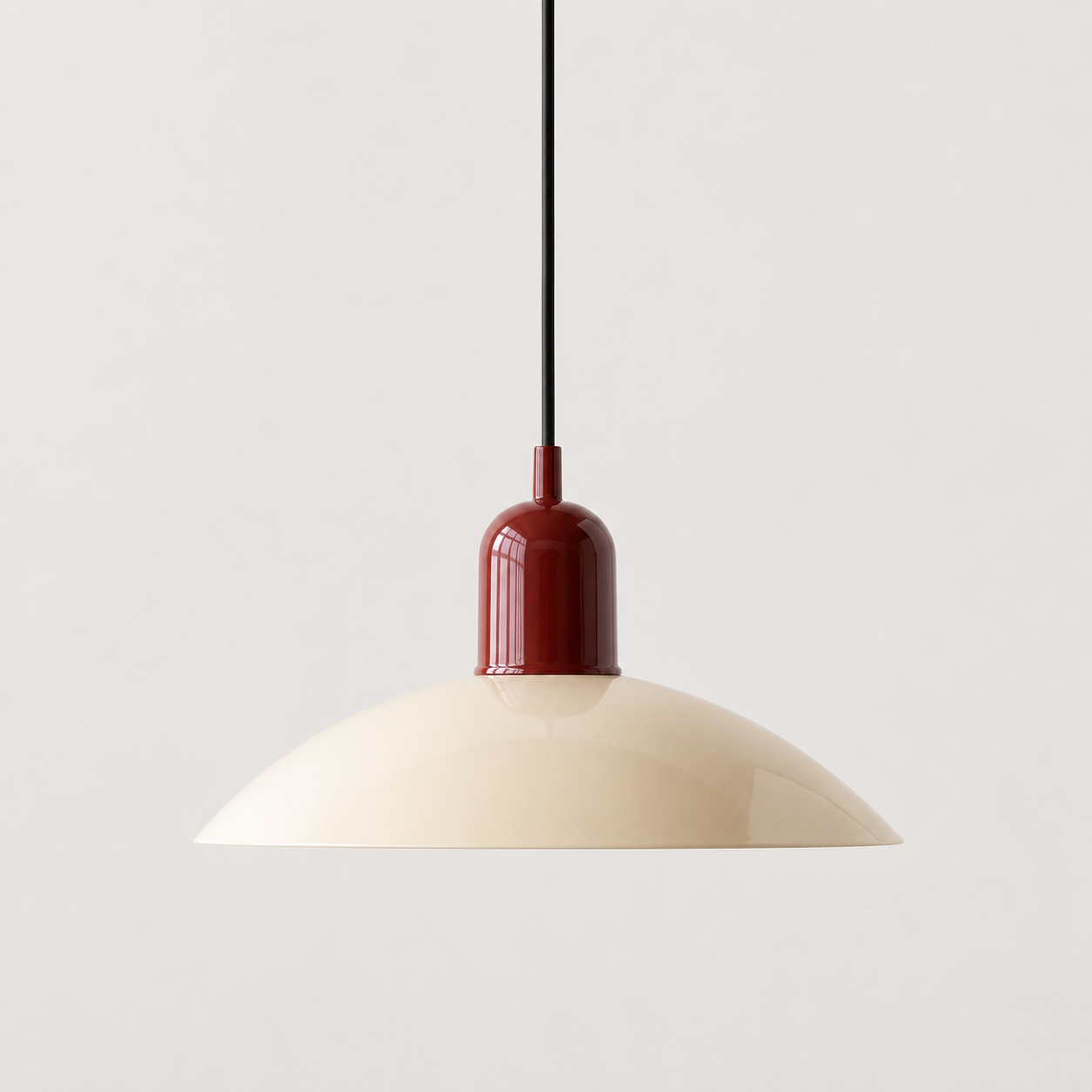 Modern Bauhaus Glass Dome Pendant Light for Kitchens | Nexvora