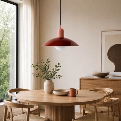 Modern Bauhaus Glass Dome Pendant Light for Kitchens | Nexvora