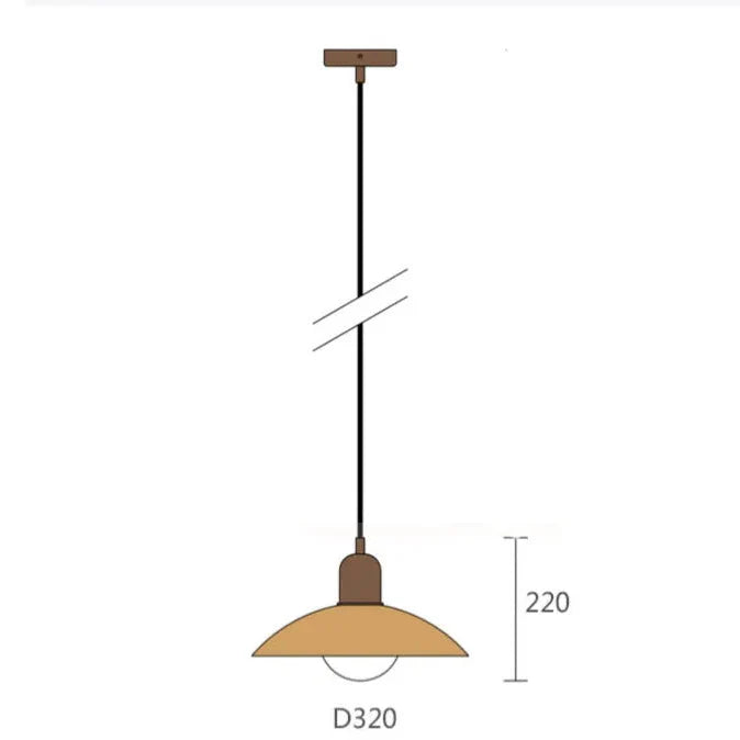 Modern Bauhaus Glass Dome Pendant Light for Kitchens | Nexvora