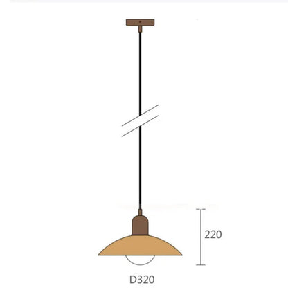 Modern Bauhaus Glass Dome Pendant Light for Kitchens | Nexvora