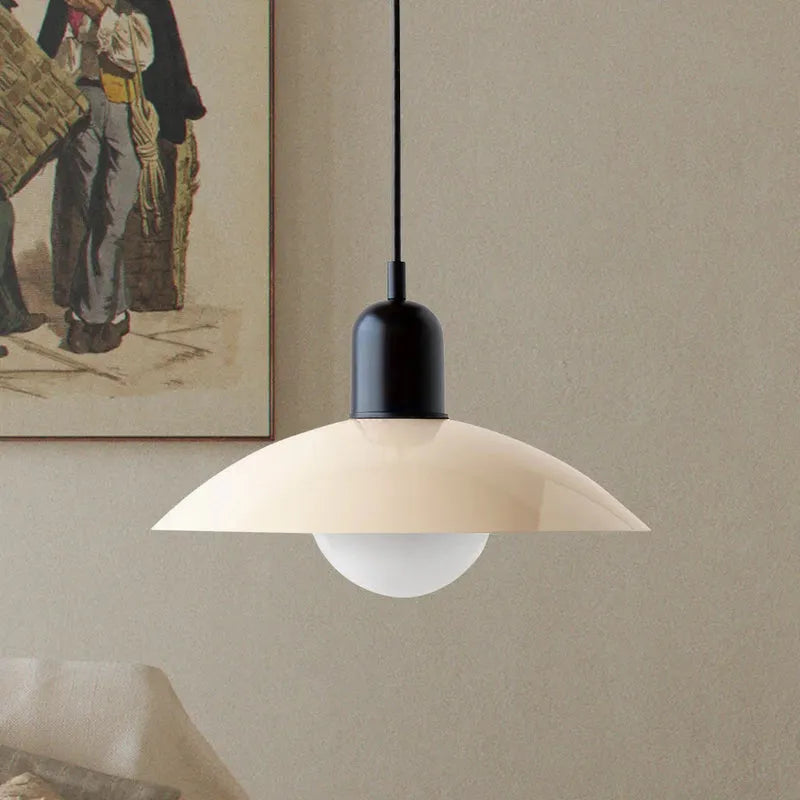 Modern Bauhaus Glass Dome Pendant Light for Kitchens | Nexvora
