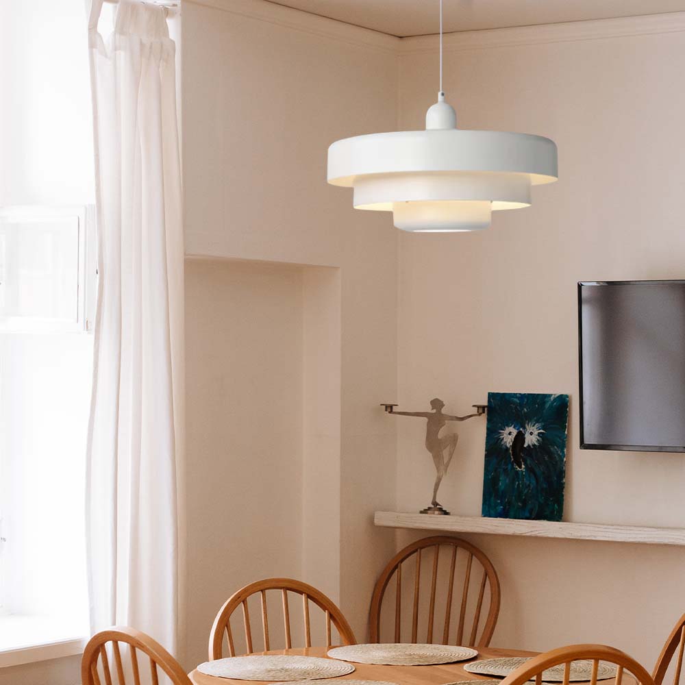 Modern Bauhaus Iron Pendant Light for Contemporary Spaces | Auroven