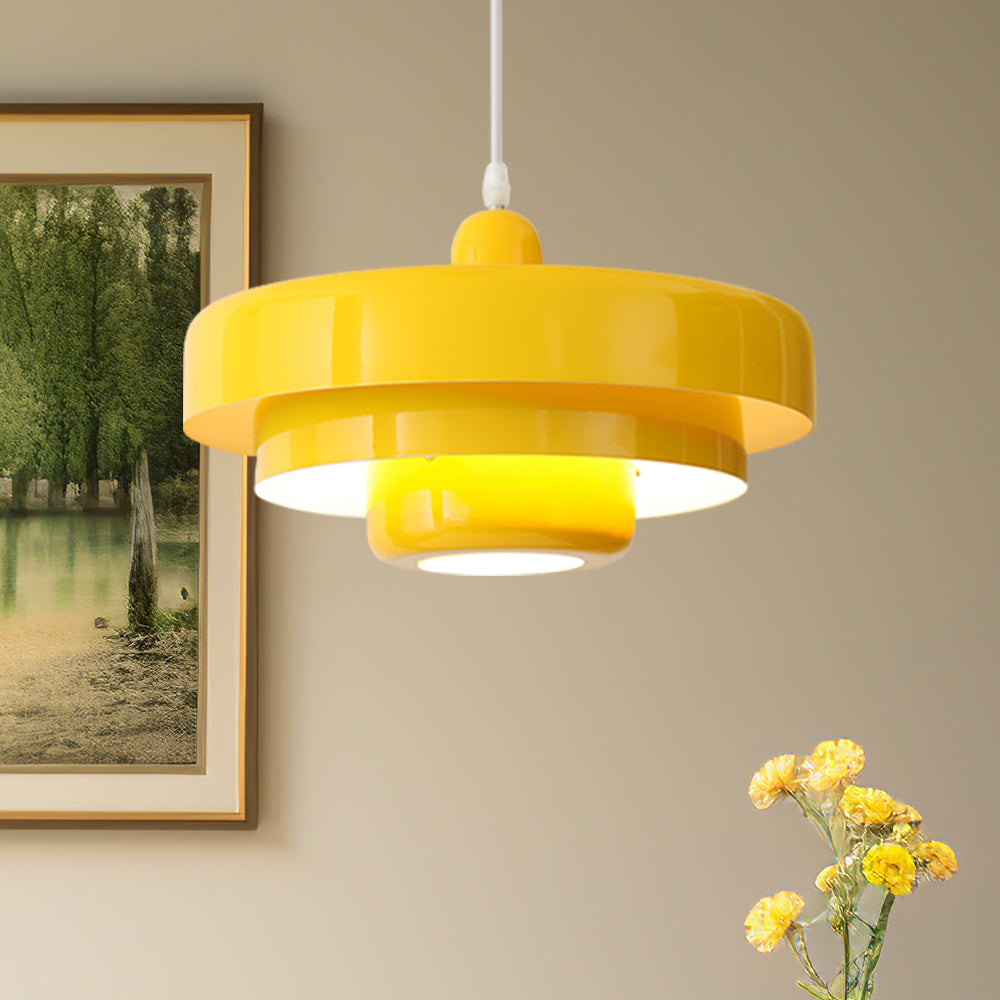 Modern Bauhaus Iron Pendant Light for Contemporary Spaces | Auroven