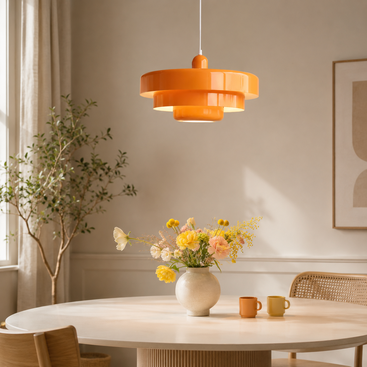 Modern Bauhaus Iron Pendant Light for Contemporary Spaces | Auroven