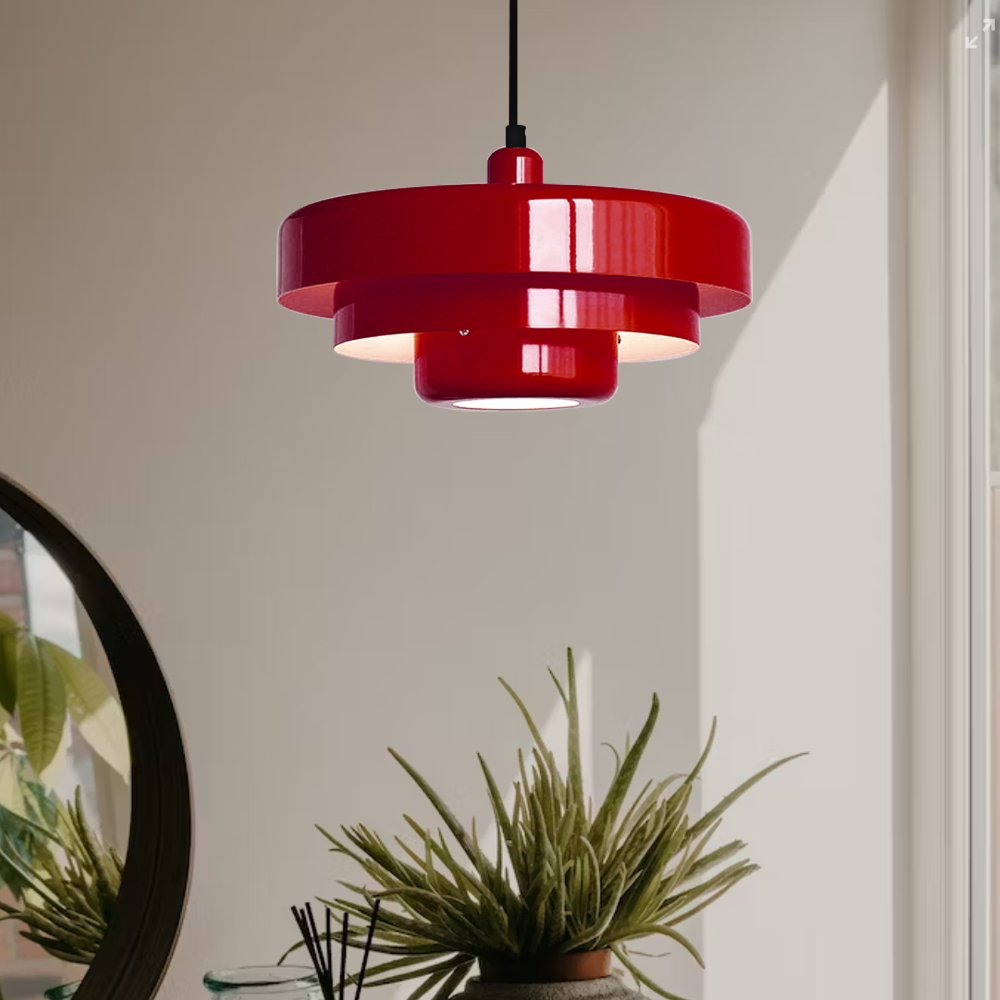 Modern Bauhaus Iron Pendant Light for Contemporary Spaces | Auroven