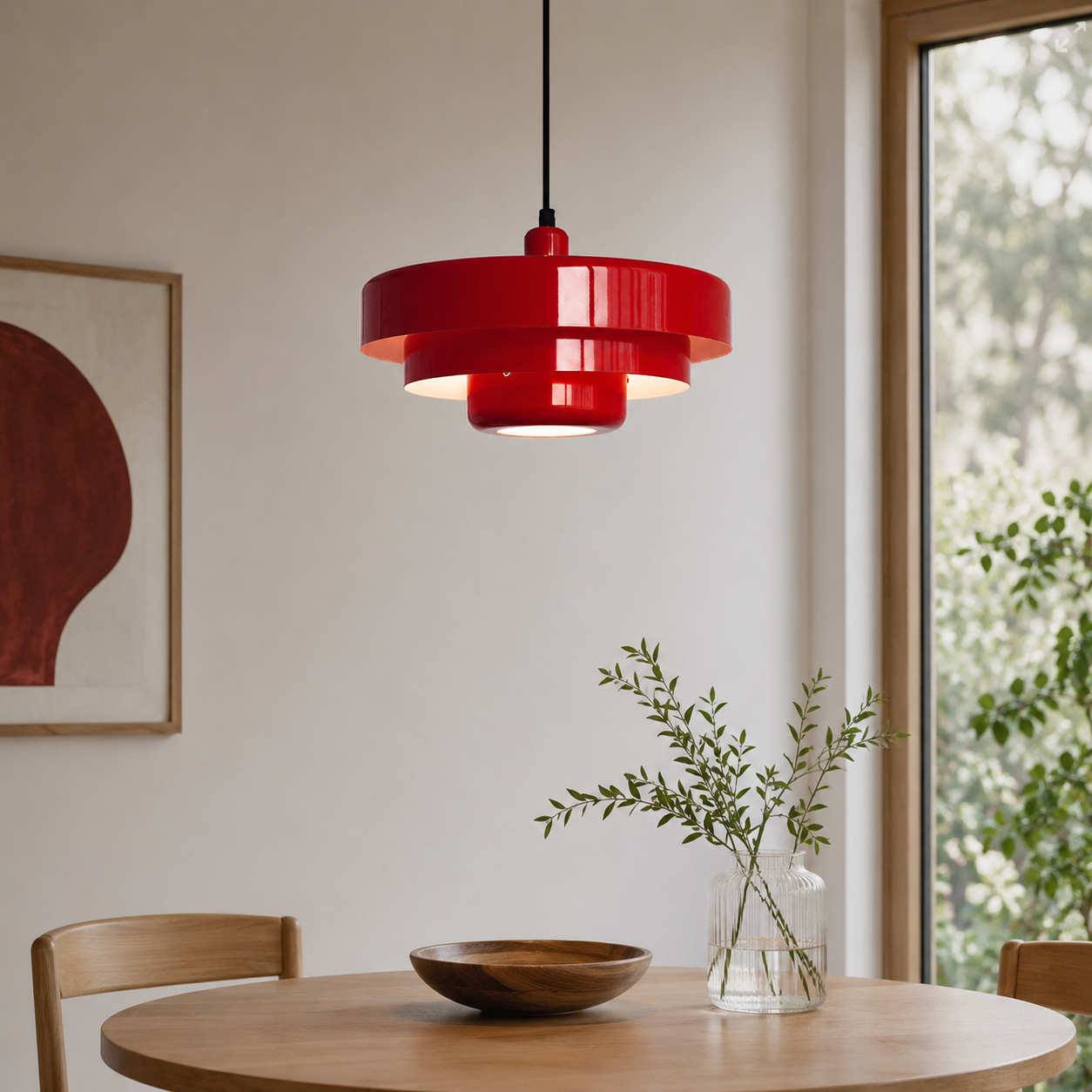 Modern Bauhaus Iron Pendant Light for Contemporary Spaces | Auroven