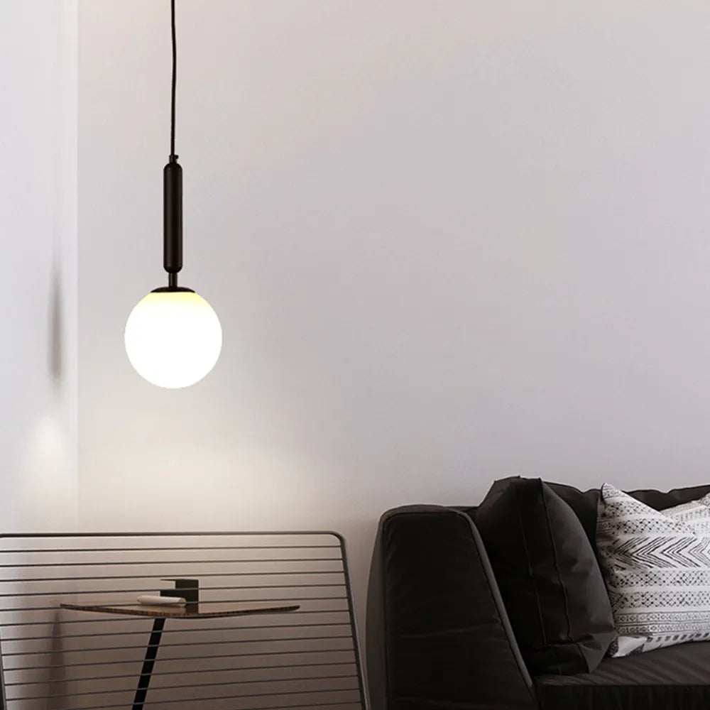 Modern Black Gold Pendant Light for Dining Spaces | Korvane