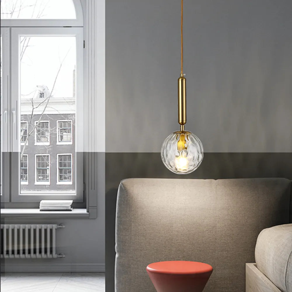 Modern Black Gold Pendant Light for Dining Spaces | Korvane