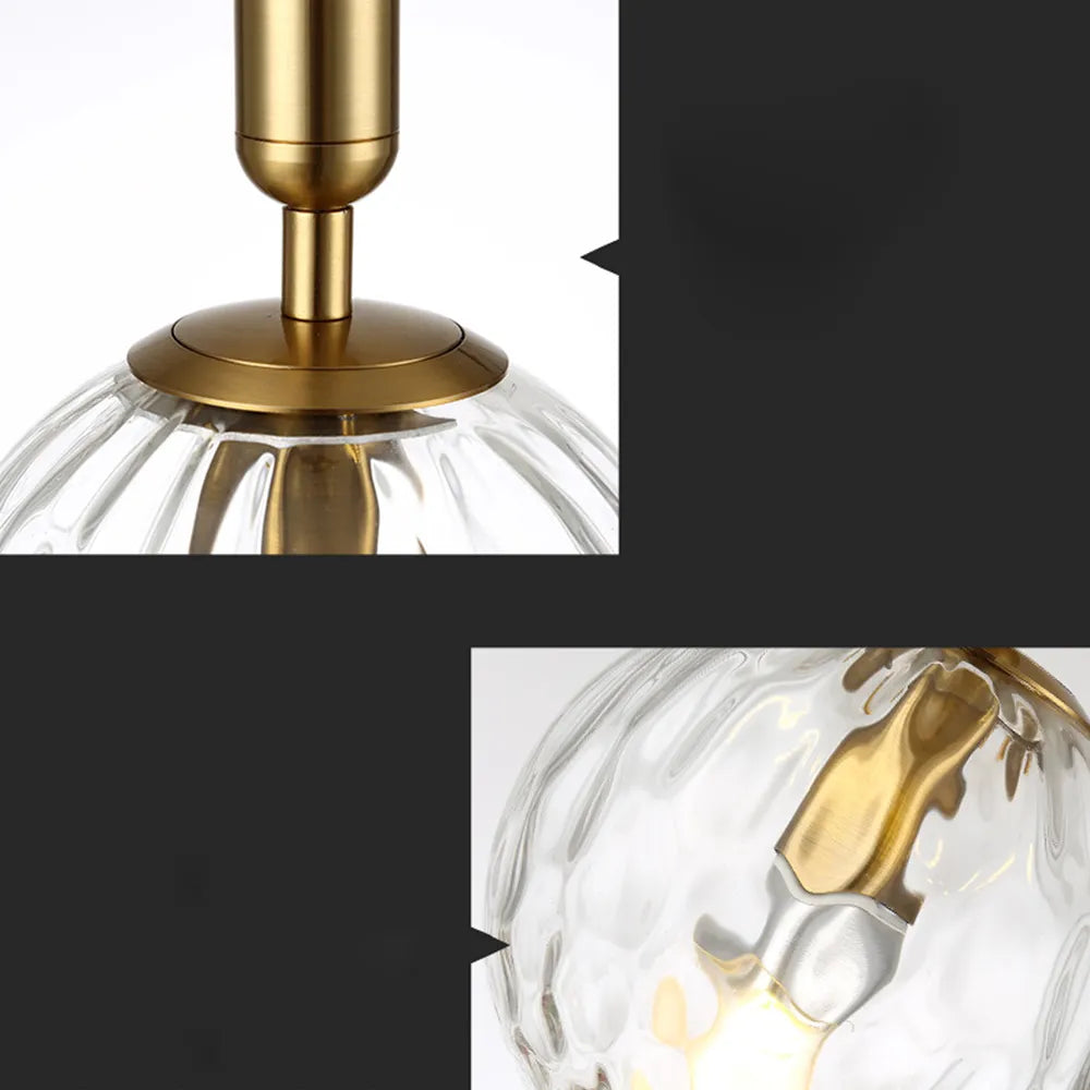 Modern Black Gold Pendant Light for Dining Spaces | Korvane
