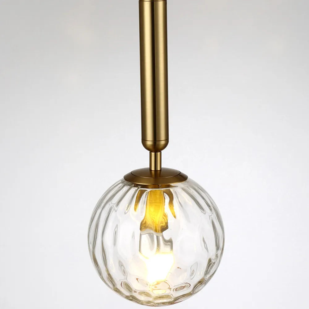 Modern Black Gold Pendant Light for Dining Spaces | Korvane