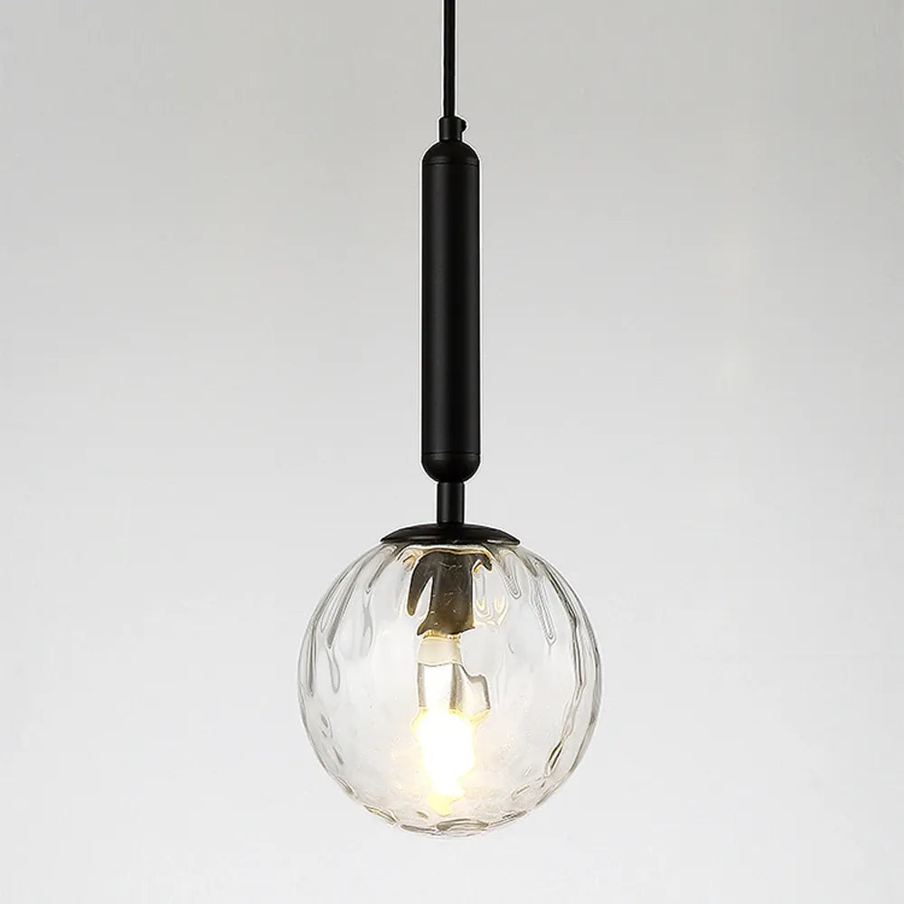 Modern Black Gold Pendant Light for Dining Spaces | Korvane
