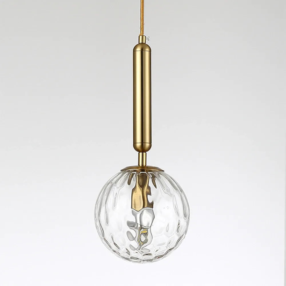 Modern Black Gold Pendant Light for Dining Spaces | Korvane