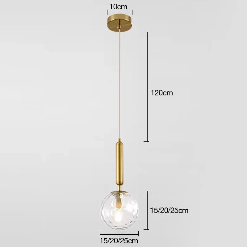 Modern Black Gold Pendant Light for Dining Spaces | Korvane