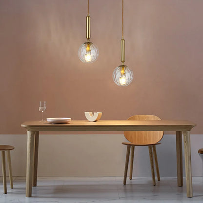Modern Black Gold Pendant Light for Dining Spaces | Korvane
