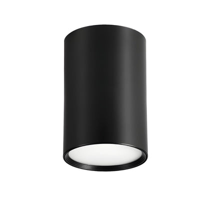 Modern Black LED Cylinder Ceiling Light Fixture | Lampio