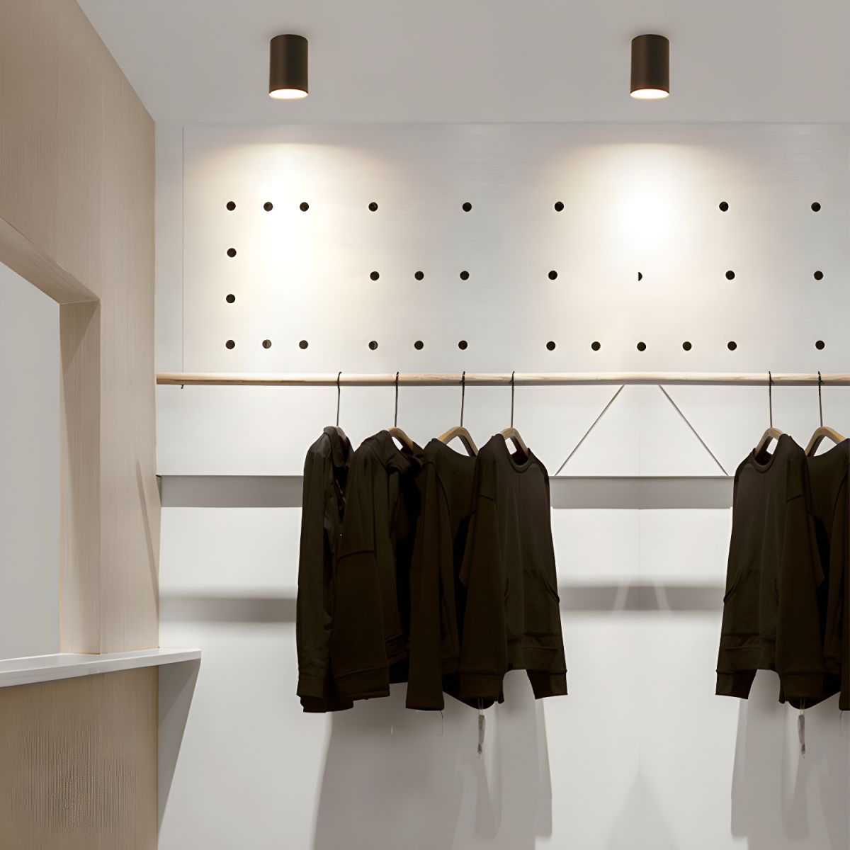 Modern Black LED Cylinder Ceiling Light Fixture | Lampio