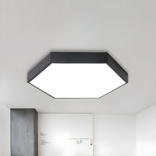 Modern Ceiling Lamp Acrylic Hexagon Shade for Kids | Luminae