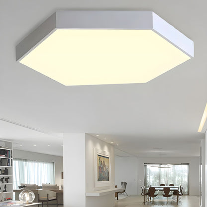 Modern Ceiling Lamp Acrylic Hexagon Shade for Kids | Luminae