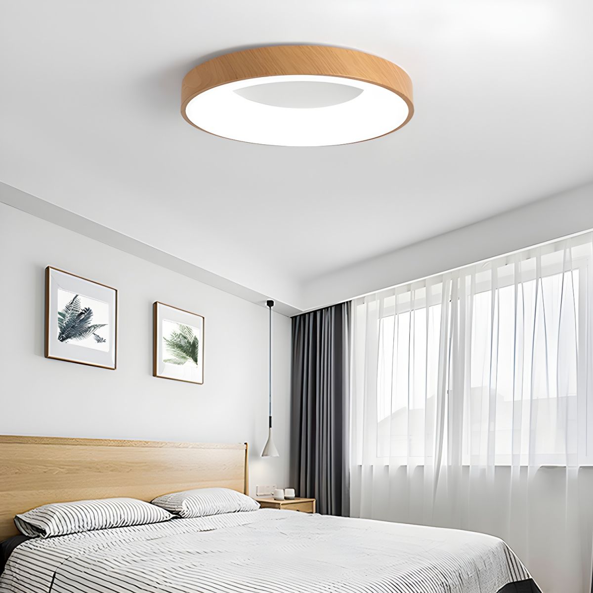 Modern Ceiling Light with Dimmable LED Acrylic Shade | Luminor