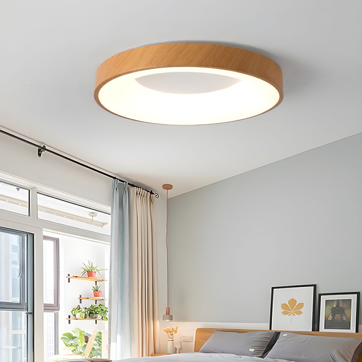 Modern Ceiling Light with Dimmable LED Acrylic Shade | Luminor