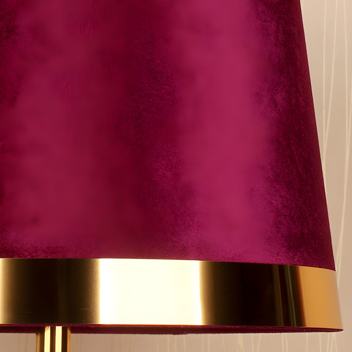 Modern Ceramic Table Lamp with Cone Fabric Shade | Sarveta