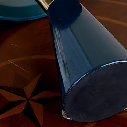 Modern Ceramic Table Lamp with Cone Fabric Shade | Sarveta
