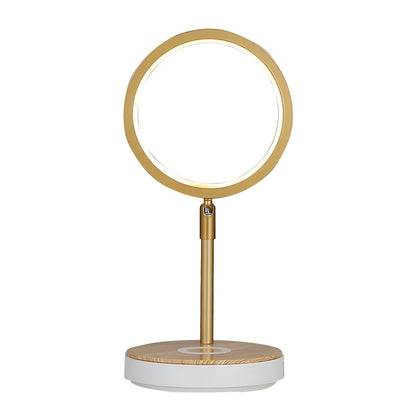 Modern Circle Touch Dimming Table Lamp With LED Bulb | Xandrel