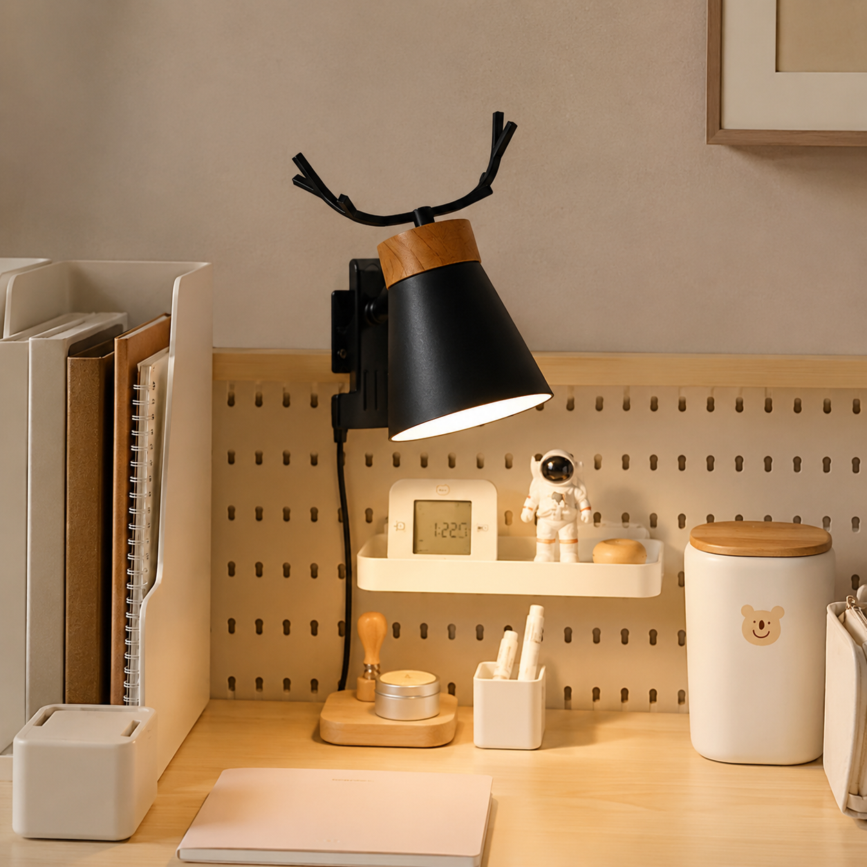 Modern Clamp Base Table Lamp Macaron Design | Tervica