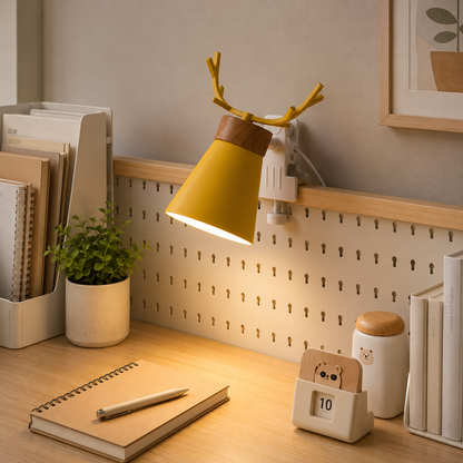 Modern Clamp Base Table Lamp Macaron Design | Tervica