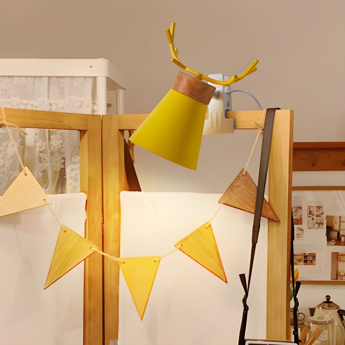 Modern Clamp Base Table Lamp Macaron Design | Tervica
