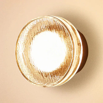 Modern Compact Outdoor Glass Bubble Wall Light | Glacia