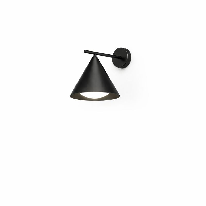 Modern Cone Metal Outdoor Wall Light with Warm LED | Sconera