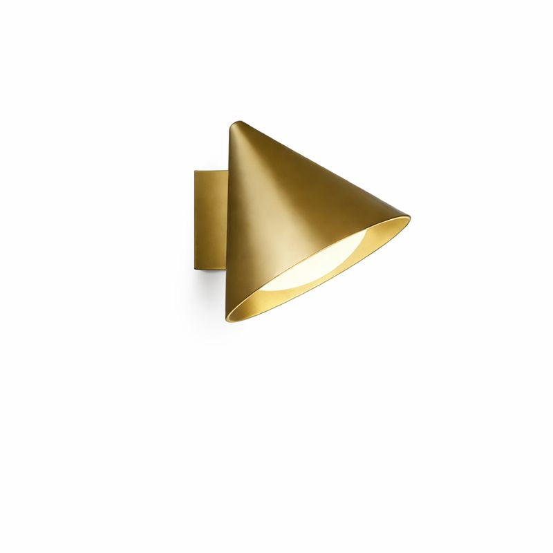 Modern Cone Metal Outdoor Wall Light with Warm LED | Sconera