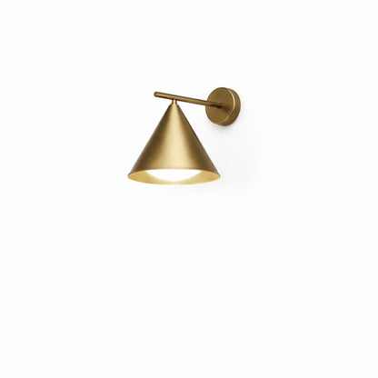 Modern Cone Metal Outdoor Wall Light with Warm LED | Sconera
