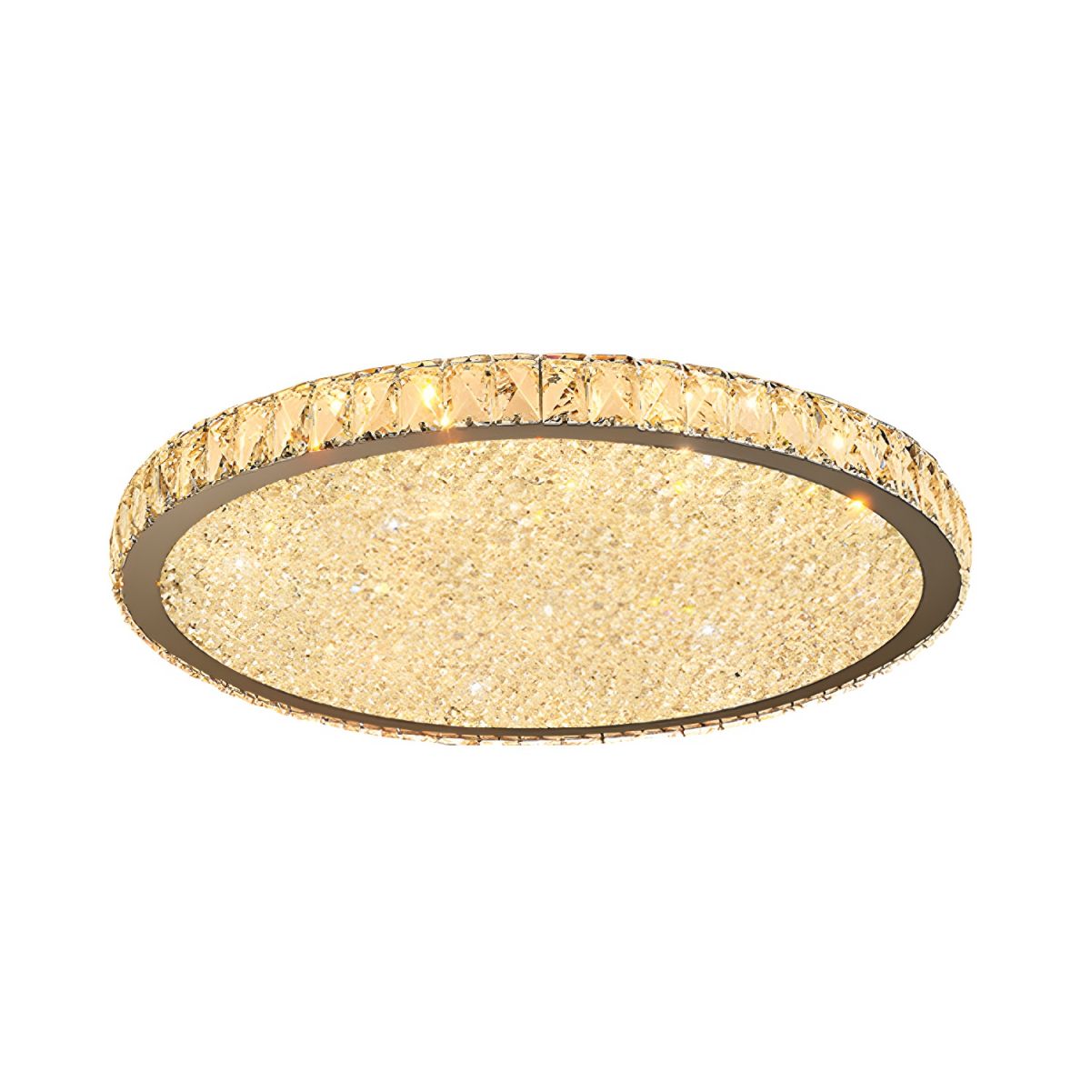 Modern Crystal LED Flush Mount Ceiling Light | Cristalux