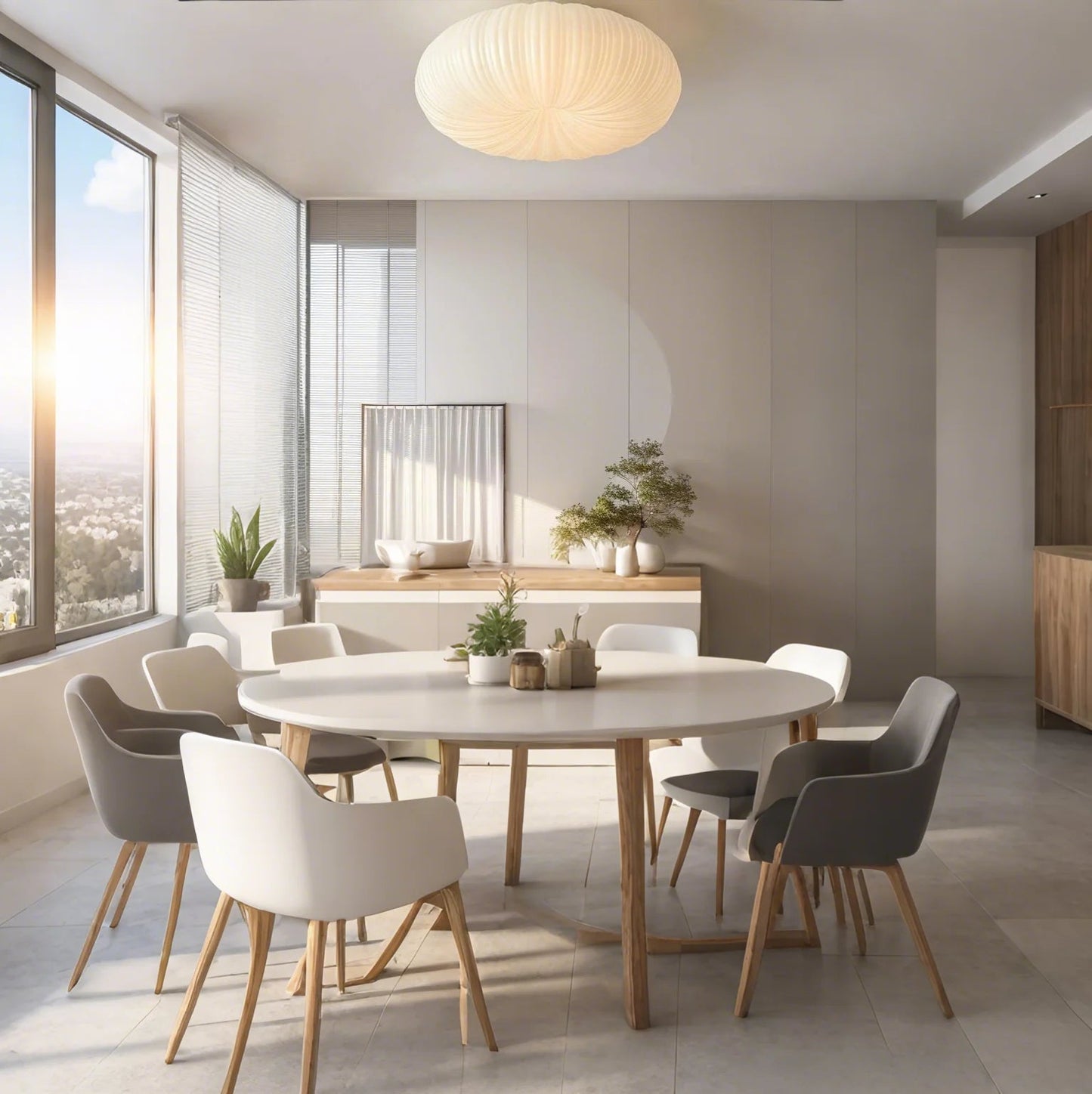 Modern Dimmable LED Ceiling Light Marshmallow | Lurexa