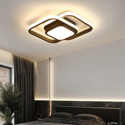 Modern Double Frame LED Ceiling Light | Linaro