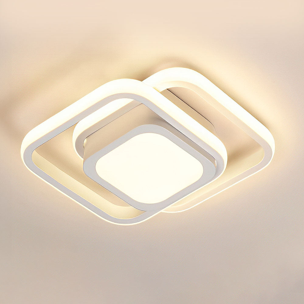 Modern Double Frame LED Ceiling Light | Linaro