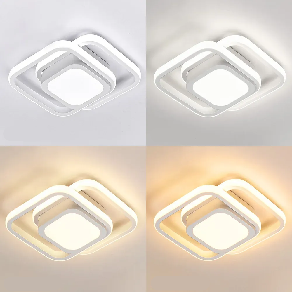 Modern Double Frame LED Ceiling Light | Linaro