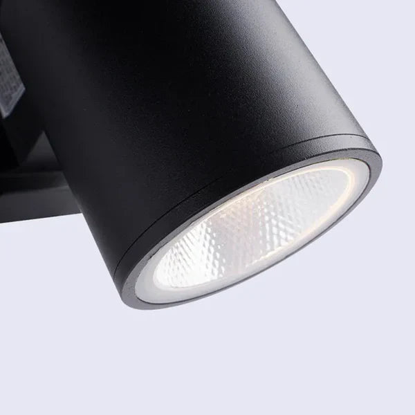 Modern Double Head Metal Outdoor Wall Light Design | Lumovia