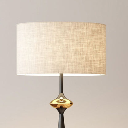 Modern Floor Lamp With Cream Fabric Shade Indoor Lighting | Virella