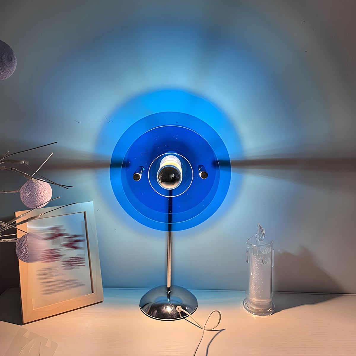 Modern Gaming Table Lamp With Acrylic Shade Light | Quorvyn